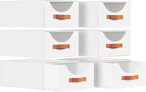 Miniatura 24 de Organizadores grandes de armario, cajones de almacenamiento para ropa, contenedores de tela con asa, contenedores organizadores plegables para