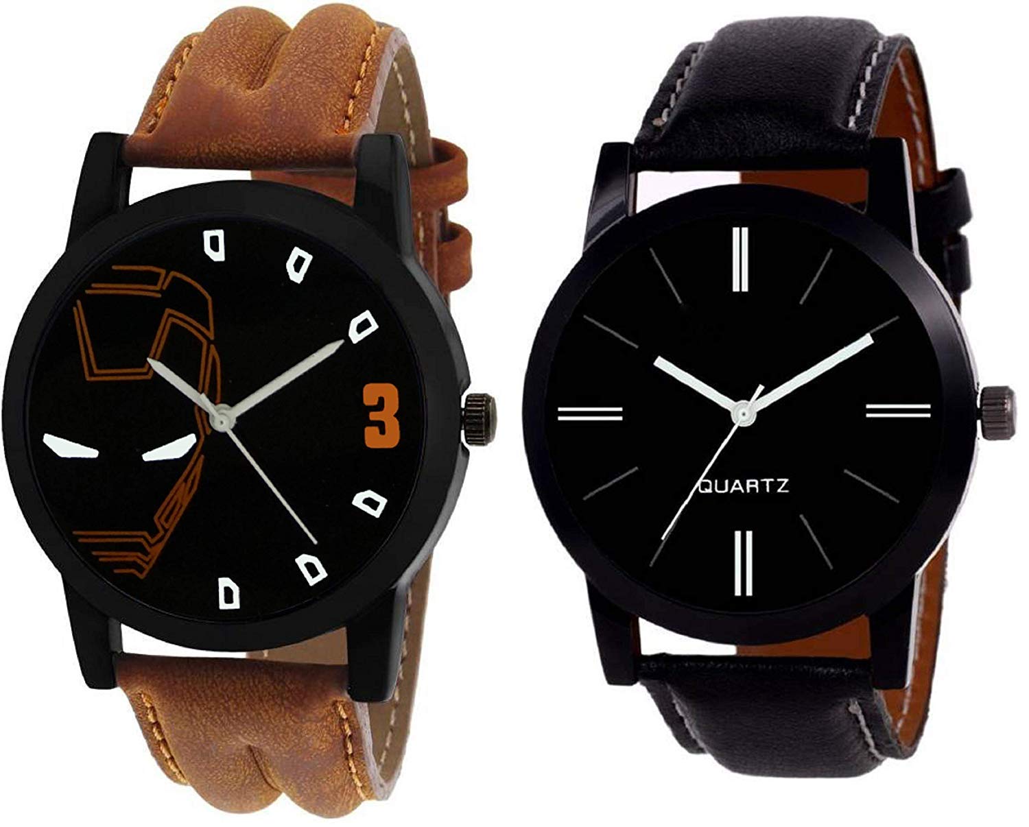 Jay Enterprise Pack of 2 Multicolour Dial Analog Watch for Men and Boys (B07PWGRY6J) Amazon Price History, Amazon Price Tracker