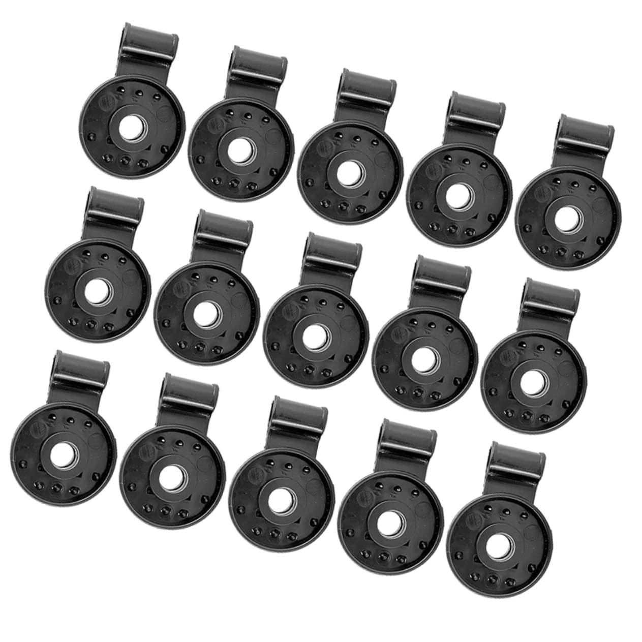 Pince antidérapante pour filet ombrage avec clips PE robustes x50