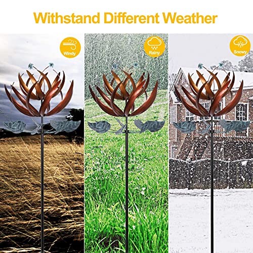 Limehill Wind Spinner For Yard And Garden For Women Large Metal Windspinners For Outdoor Decorations ( 24 X 84 Inches ) #TOP5