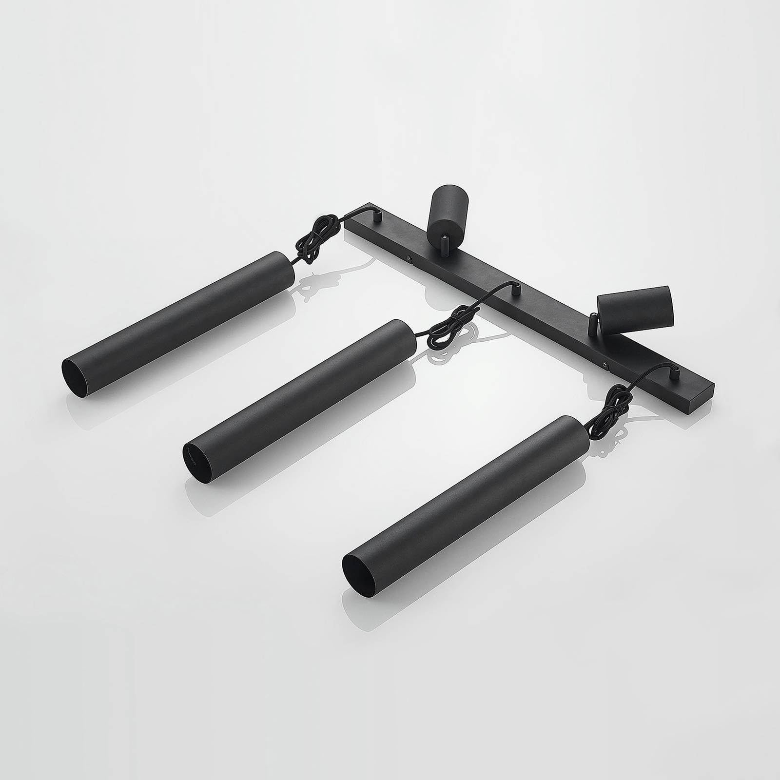 Lindby Lampada a sospensione dimmerabile (Moderno) colore Nero, in Metallo ad es. Soggiorno & Sala da pranzo lampada soffitto plafoniera illuminazione