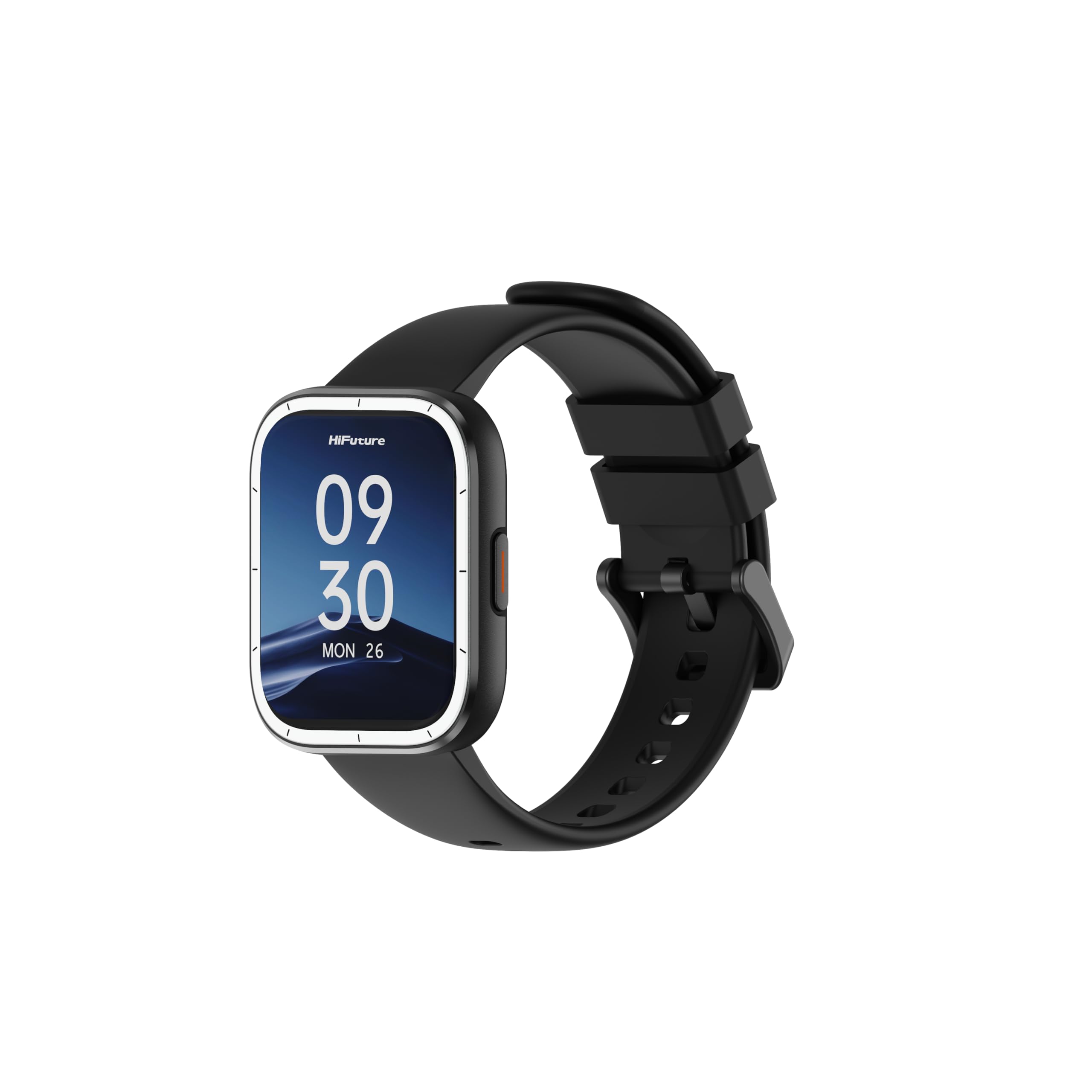HIFUTURE Hi-ZONE3 Montre Connectée, Écran IPS 1,83 Pouce, Bluetooth 5.3, Plus de 100 Modes Sportifs, Suivi Santé 24h/24, Autonomie 7 Jours, Silicone, Noir