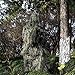 HaoFst Medium-Large Adults Size Ghillie Suit Camo Woodland Camouflage Forest Hunting 4-Piece + Bag Adult M-L