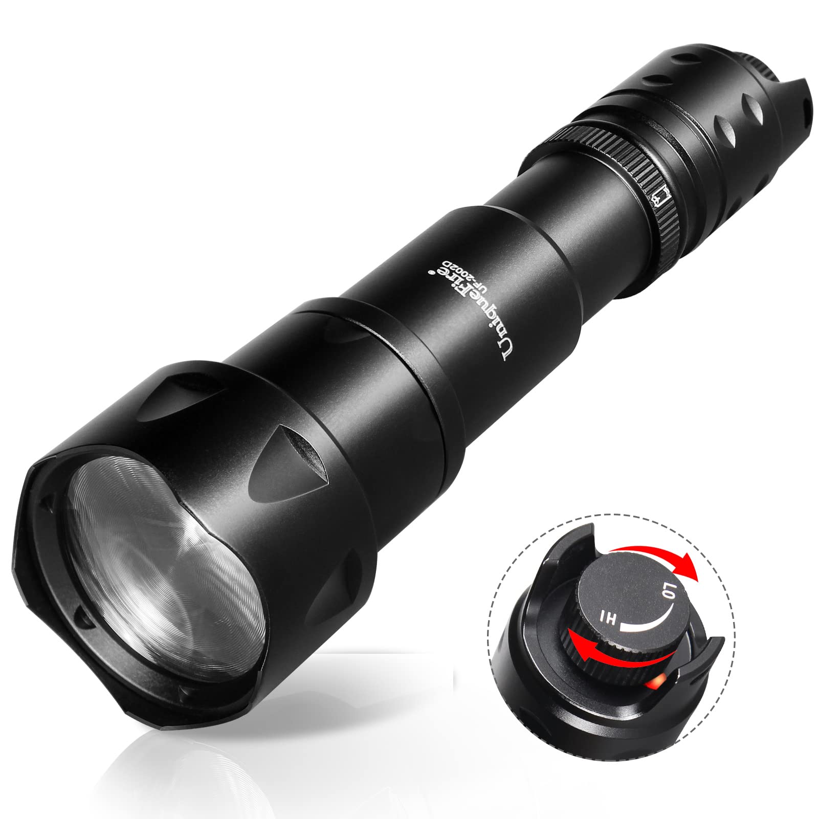 UniqueFire T20 850nm Flashlight, 5W IR Illuminator, Infrared Light