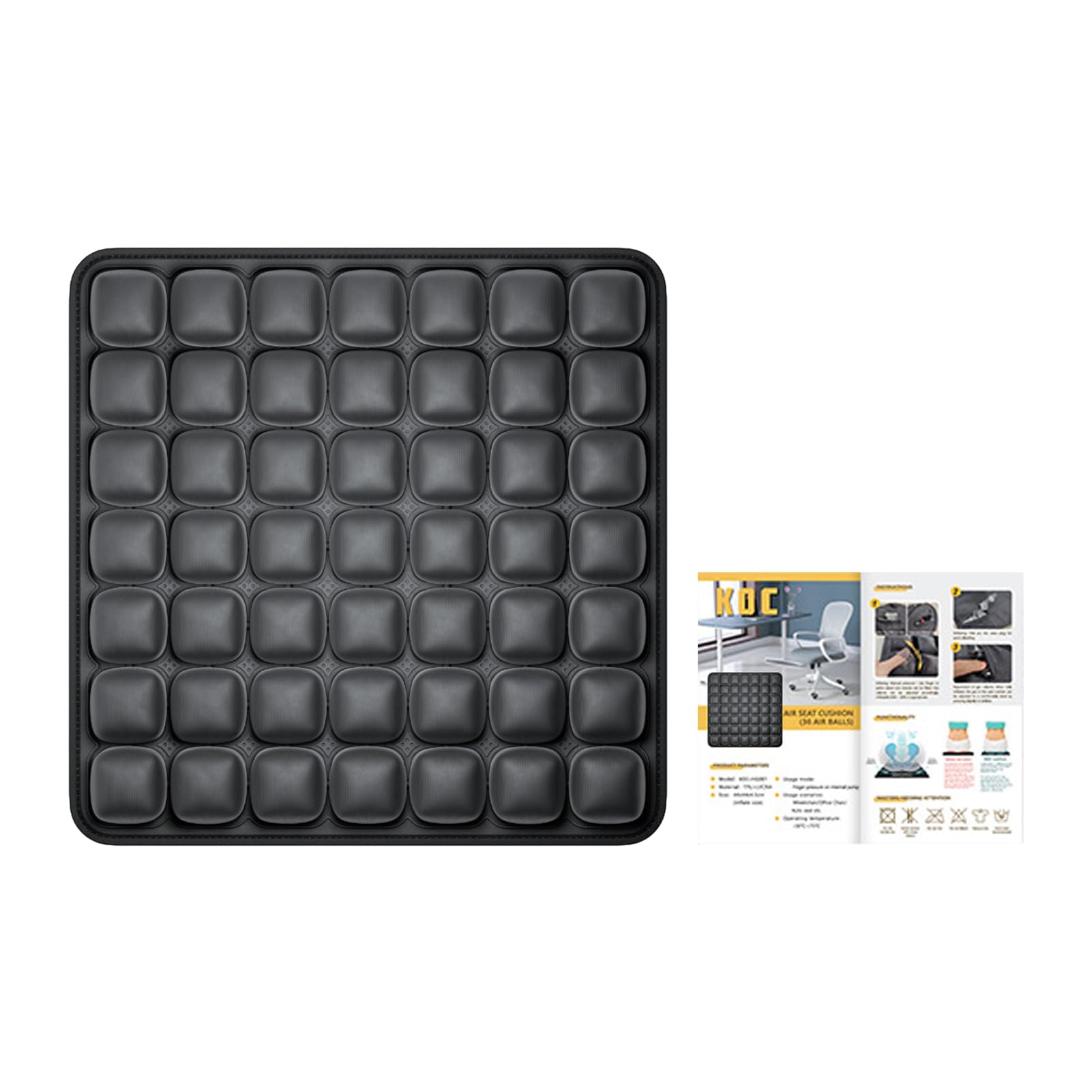 Coussin de chaise gonflable ergonomique XIAOXIAOYU pour siège d'avion