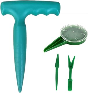 Conjunto De Ferramentas De Jardinagem De Três Peças (Transplante De Duas Peças+ Furador+ Semeadora)