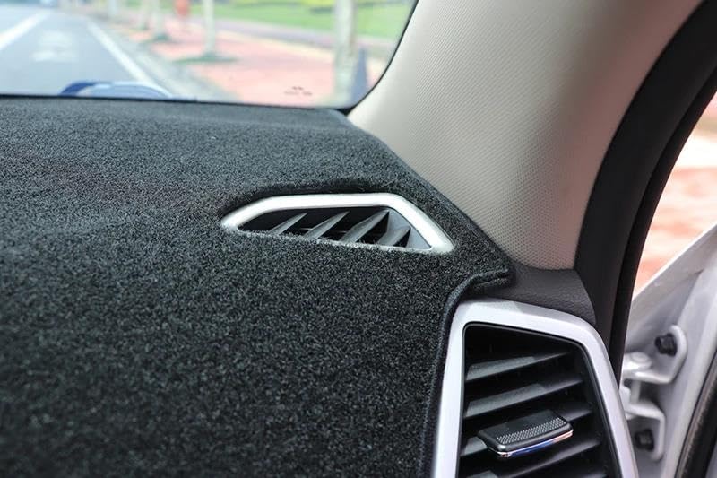 Do Toyota Vios XP150 2018 2019, wyposażenie wnętrza samochodu, antypoślizgowa osłona deski rozdzielczej, mata na deskę rozdzielczą, dywan (czarna i czerwona krawędź, kierownica po lewej stronie)