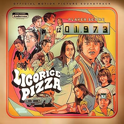 Portada del vinilo de la banda sonora de Licorice Pizza (2LP)