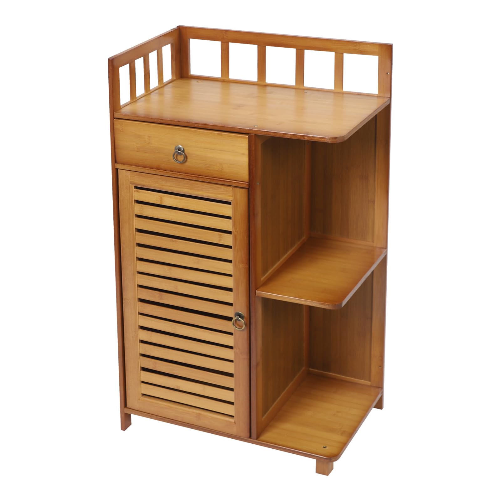 Armadietto multiuso con cassetto, per soggiorno, camera da letto, cucina, studio, 50 x 30 x 88 cm