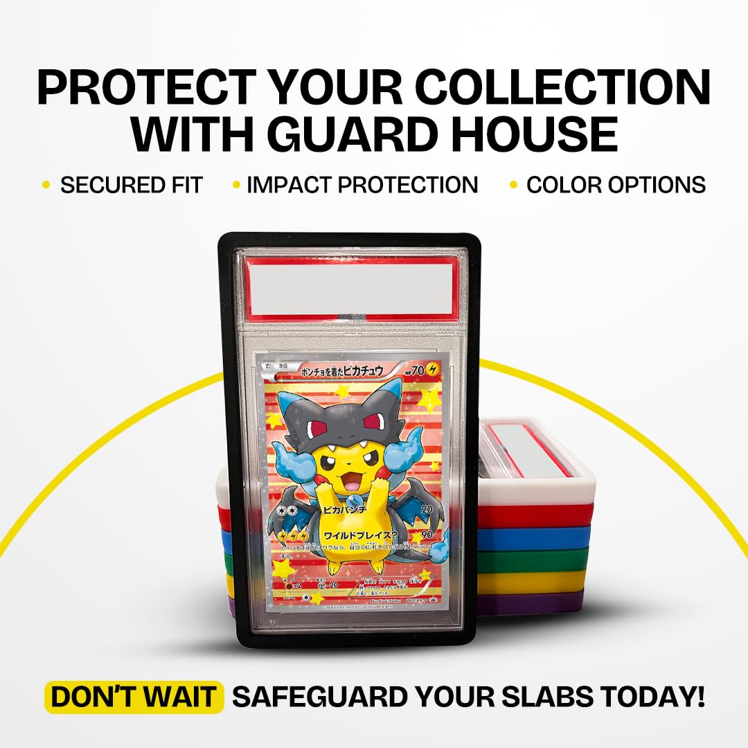 Amazon.com: PSA Slab Protector | Silicone Bumper Guard for Standard PSA  Graded Cards | Protect & Show Off Your Collection