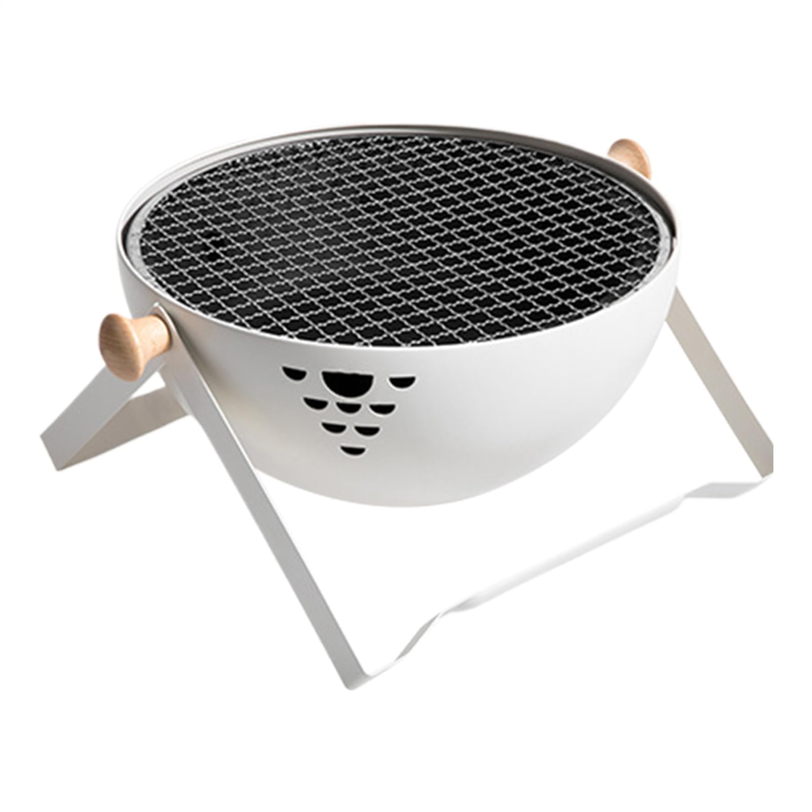Przenośny grill Chal, składany grill outdoorowy na kemping, imprezy w ogrodzie i w podróży, idealny do pieczenia mięsa i herbaty, idealny na imprezy w ogrodzie.