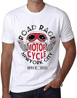 ONE IN THE CITY Men's Graphic T-Shirt Motorcycle Road Race Since 2032