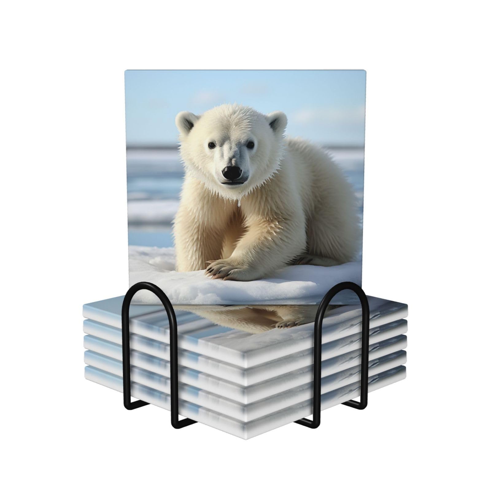 Dessous de verre céramique anti-rayure et absorbant pour protéger les tables en bois