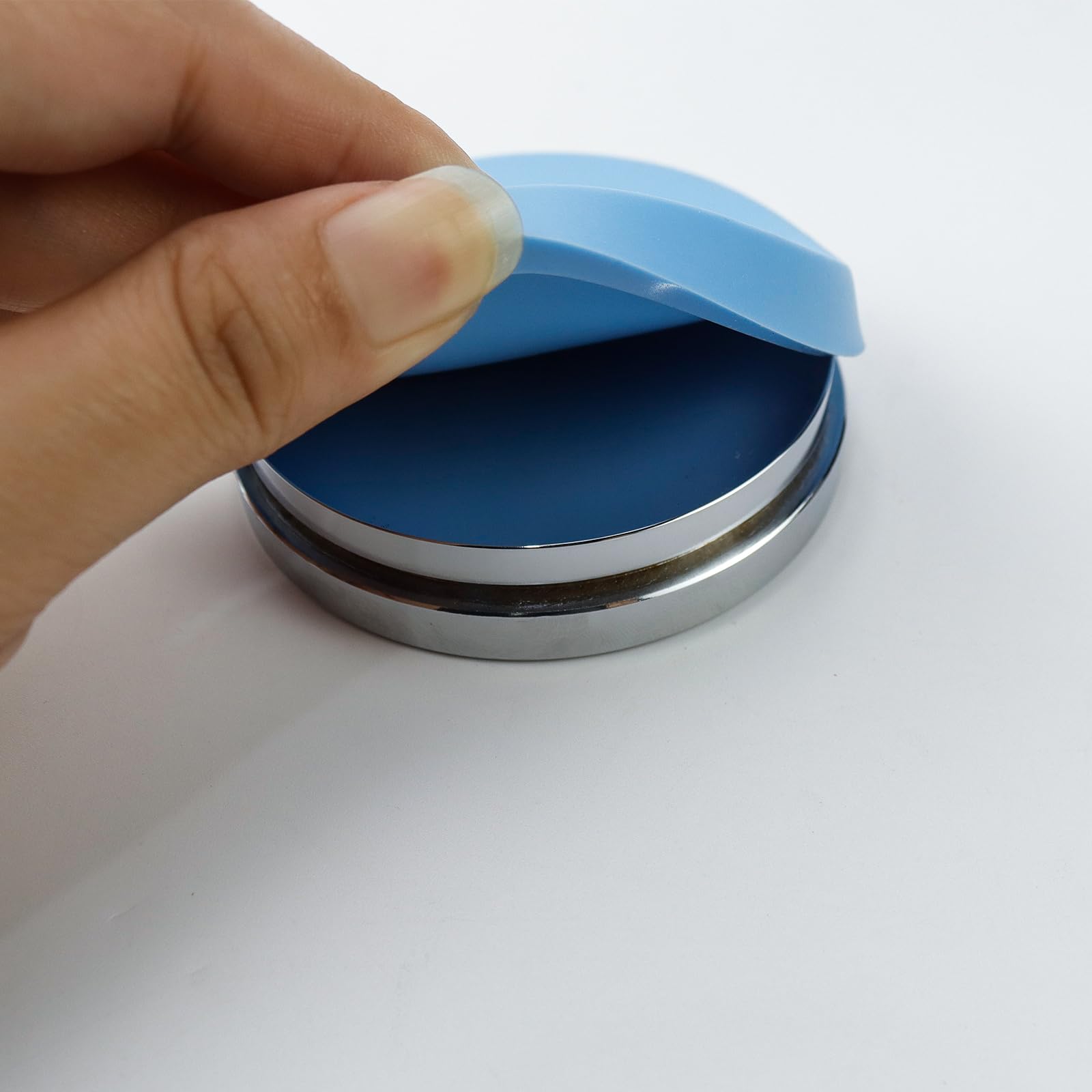 Bloc D'acier, 2,5 X 2,5 X 1, Bloc De Caoutchouc, Bloc De Banc En Acier