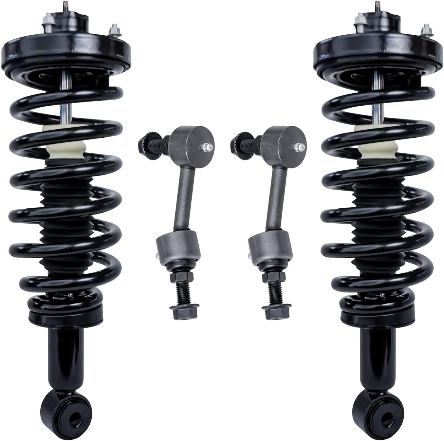 Detroit Axle Rear 4pc Struts Sway Bars for 2005 2006 Ford