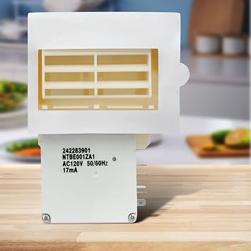 242303001 Refrigerator Damper Assembly Air Damper Control Assembly Compatible with Frigidaire Compatible with Crosley White replaces 3016452 AP5788340 PS8746718 EAP8746718 Fits DFH, FFE, FFH, FFS, LFS