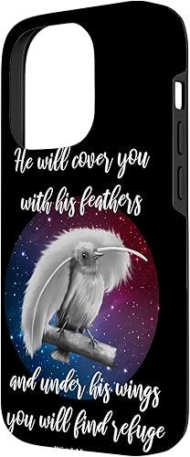Vista 44 de iPhone 11 Pro He Will Cover You With His Feathers Bible Verse Salmo 91:4