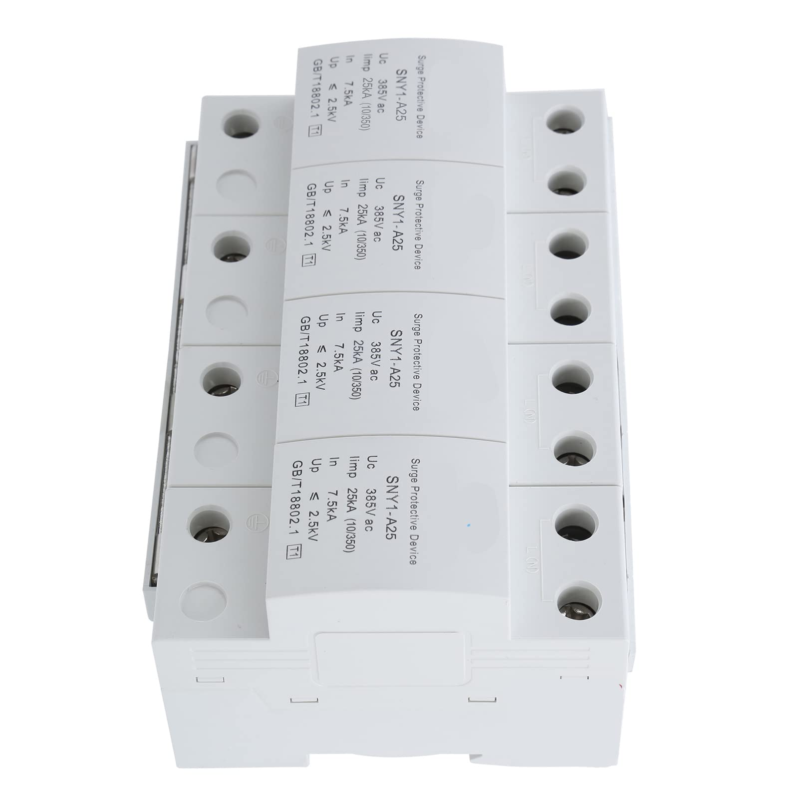 SIXRUN Protector de Sobretensión 4P, Interruptor Automático de Alto (25KA)