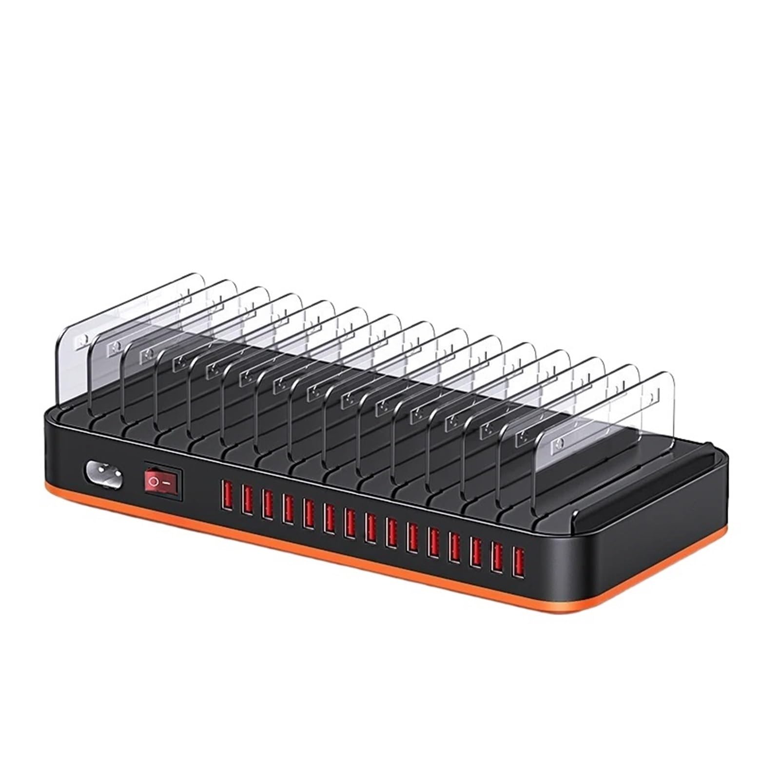 Caricatore Multi USB Da 100 W Stazione Di Ricarica A 15 Porte For Dispositivi Multipli Tablet Capacità Di Ricarica Rapida