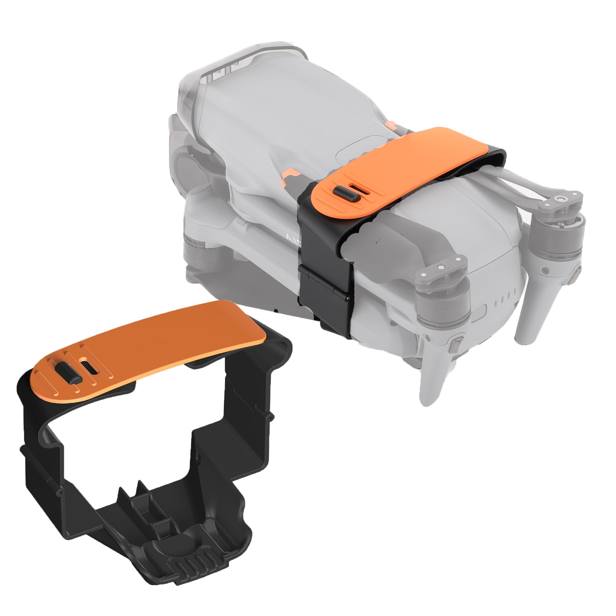 CERFFOOL Propeller Holder for DJI Air 3S/Air 3 Propeller Guard Strap Protector Stabilizer for Drone Accessories (Orange-black)