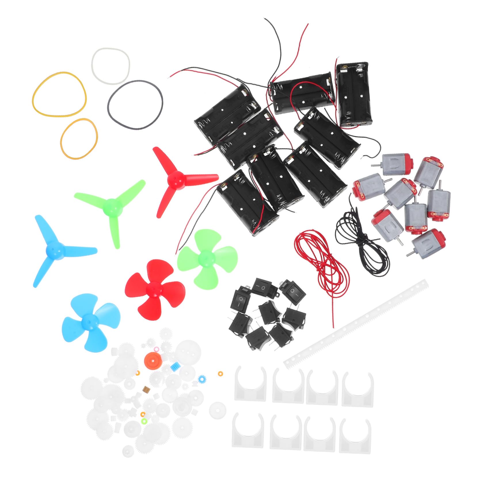 UKCOCO Juguetes Educativos para Kit de Experimentos Científicos Minimotor Eléctrico para Aficionados Experimento de Educación Científica Aulas Juego de Estudiantes