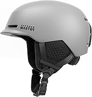 OutdoorMaster Kudu Ski & Snowboard Helmet - Adjustable Fit Dial, Durable PC Shell, EPS Core for Adults & Youth Snow Sports