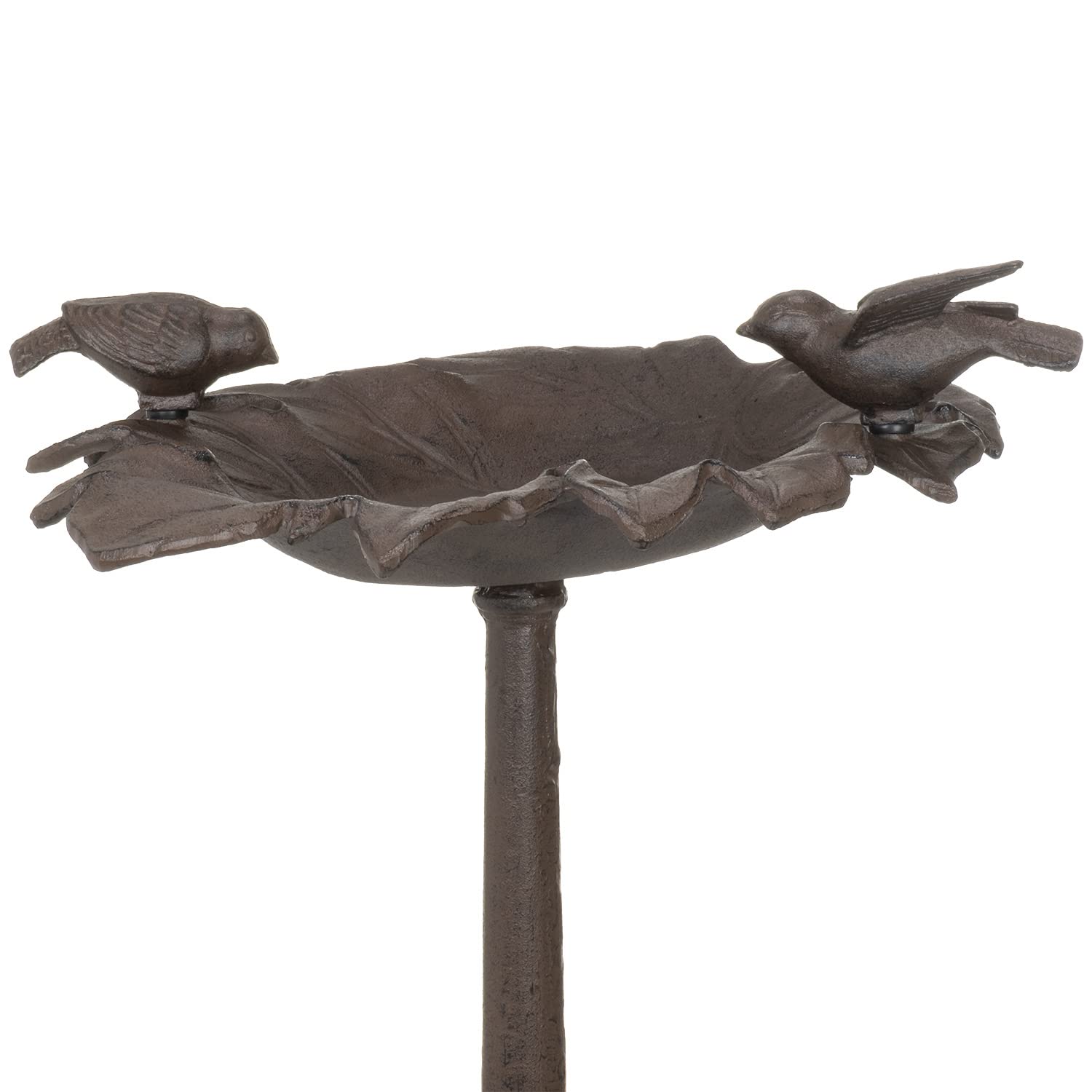 Moritz Bebedero para pájaros, 43 x 38 x 57 cm, hierro fundido, bebedero para pájaros