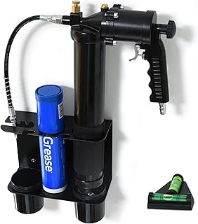 TOPOWN Grease Gun Holder| Grease Gun Holder Wall Mount| Grease Gun Organizer for Shop/Tractor Garage| Grease Gun Storage with Removable Drip Cups | Grease Gun Storage Rack Truck & Tractor Accessories