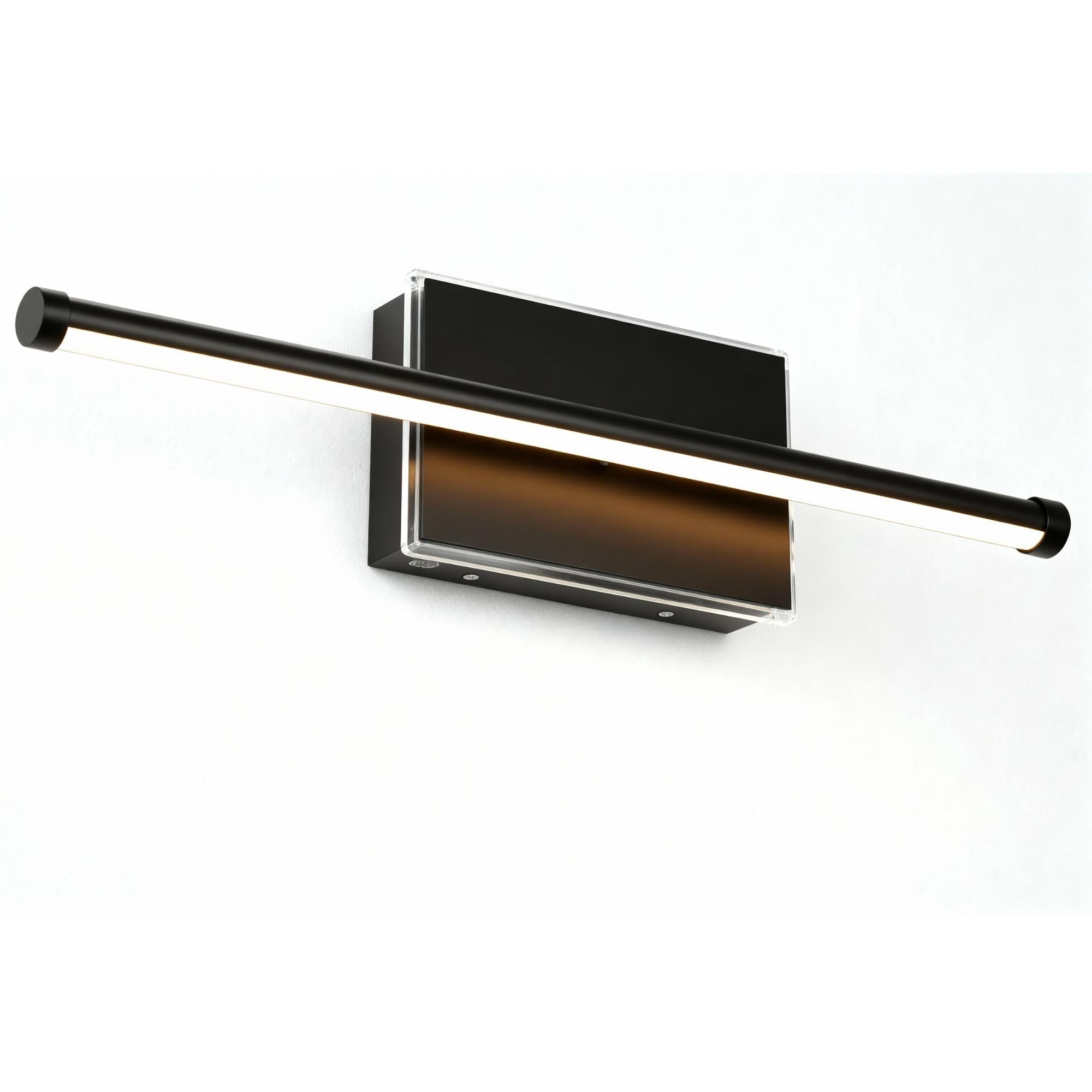 20-Inch Smart LED Vanity Light Bar | Dual Light Source (10W Main/3W Motion Sensor) | 4 Switch Modes (Incl. Night Light) | 3000K, 1040LM, CRI 90+, Dimmable, ETL (Matte Black)