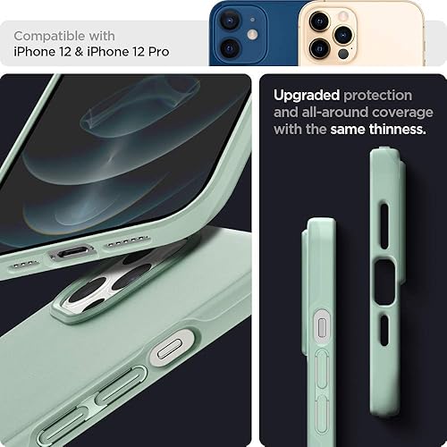 Miniatura 4 de Spigen Funda delgada diseñada para iPhone 12  iPhone 12 Pro (2020), color menta