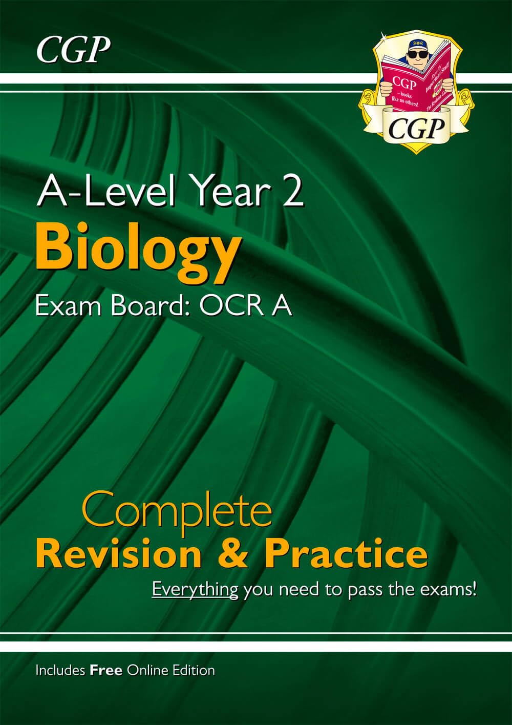 Coordination Group Publications Ltd (CGP) A-Level Biology: OCR A Year 2 Complete Revision & Practice with Online Edition