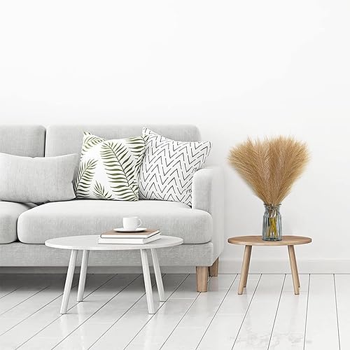 Miniatura 5 de KitWinner Hierba sintética de las pampas, 6 tallos de hierba artificial de las pampas, hierba pomposa para jarrón pequeño, decoración bohemia del