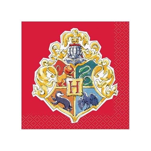 PAINT IT EASY NEU Cocktail-Servietten Harry Potter Hogwarts, Größe ca. 25cm x 25cm, 16 Stück Cover