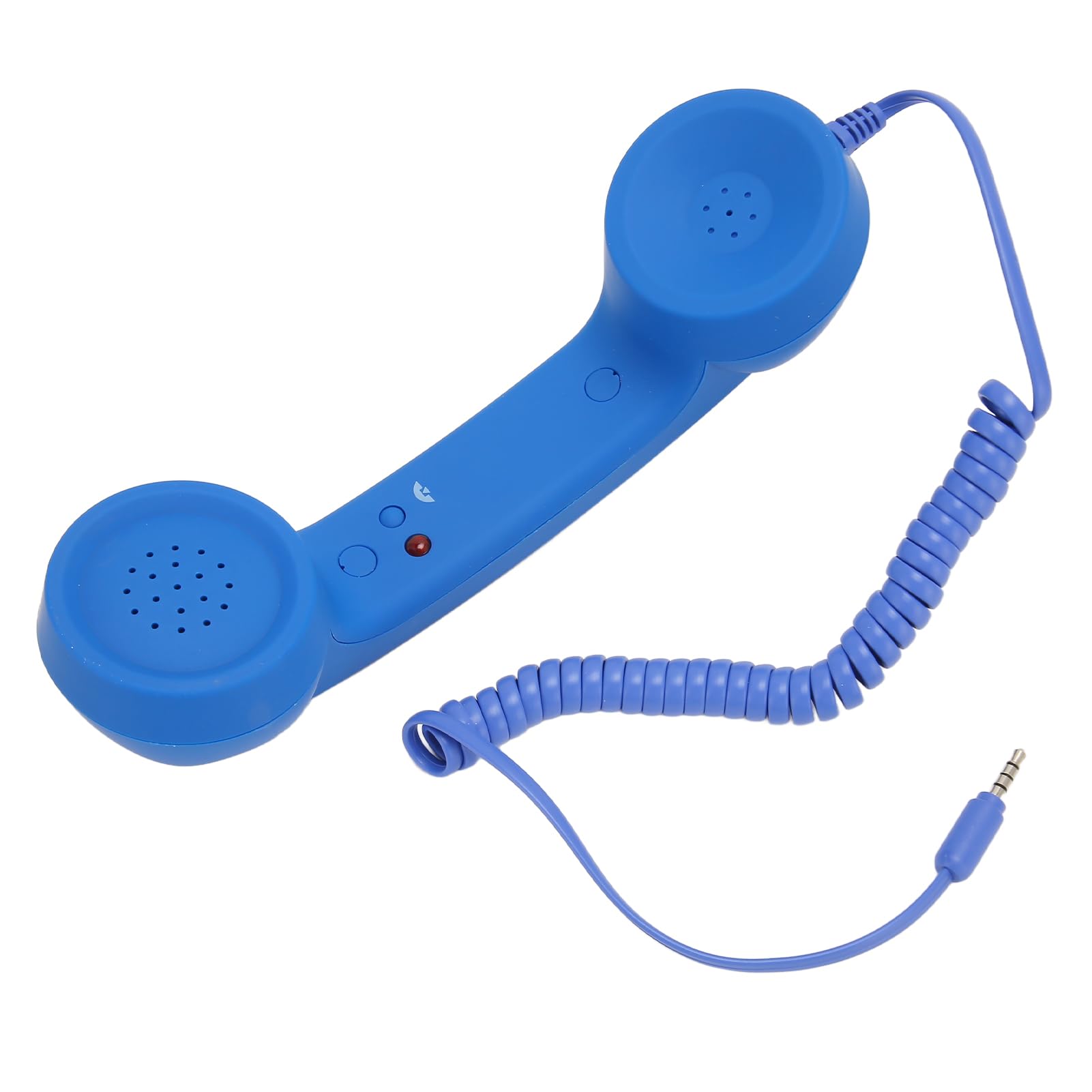 Ricevitore Telefonico Retrò Con Jack 3,5 Mm E Cavo A Spirale – Compatibile Con Smartphone E PC, Anti-radiazioni E Volume Regolabile