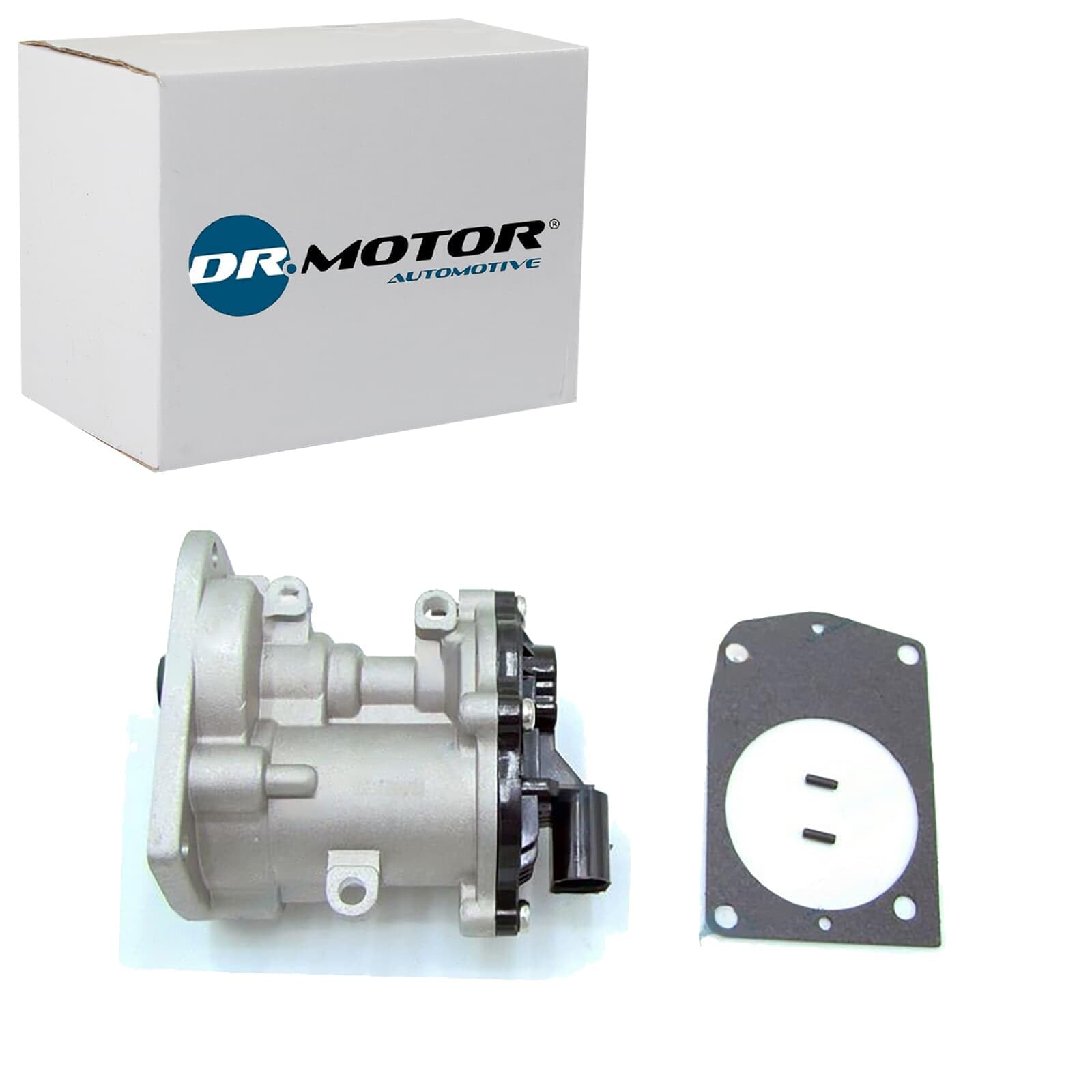 DR.MOTOR AUTOMOTIVE DRM61115, valvola AGR, valvola di ritorno dei gas di scarico con tubo di aspirazione con guarnizione, compatibile con Ford S-MAX WA6 1352475 1376242 1387083 | DRM61115 compatibile con II (WA6), S-Max (WA6), Tourneo Connect, Transit Con