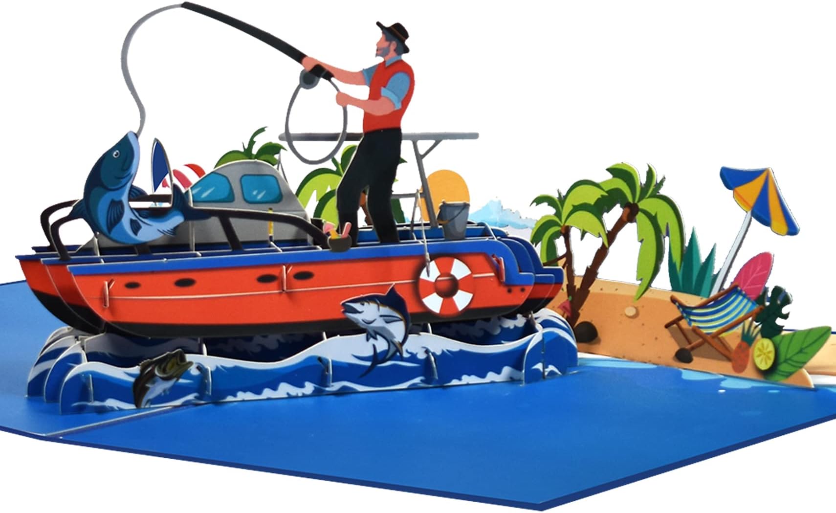 Pompier, Carte Pliante 3D, Extinction, Camion De Pompiers, Carte Pop-up