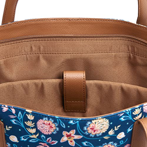 Buy TEAL BY CHUMBAK Women's Office Tote Bag Stylish Tote for 15inch