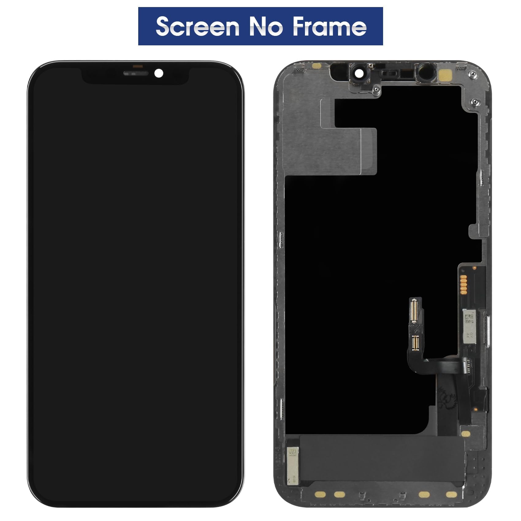 pour écran iPhone 12/12 Pro LCD - pour iPhone 12 Pro LCD Digitizer pour iPhone 12 A2403 A2172 A2402 A2407 A2341 A2406 A2408 Écran tactile en verre Assembly avec outils