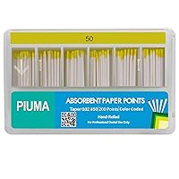 Vista 12 de 200 puntos de papel absorbente Piuma de grado dental #45 de VASTMED Tapper para endodoncia endodóntica dental estéril