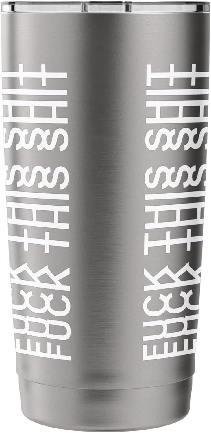Fuck This Shit Hidden Message Stainless Steel Insulated Tumbler - Image 2