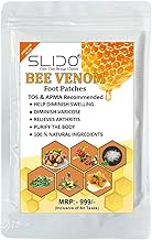 SLIDO PREMIUM Foot Pads for Detox Pain Relief – Natural Detox Foot Patches for Weight Loss, Toxin Removal & Body Cleansing (1 Box – 10 Patches)