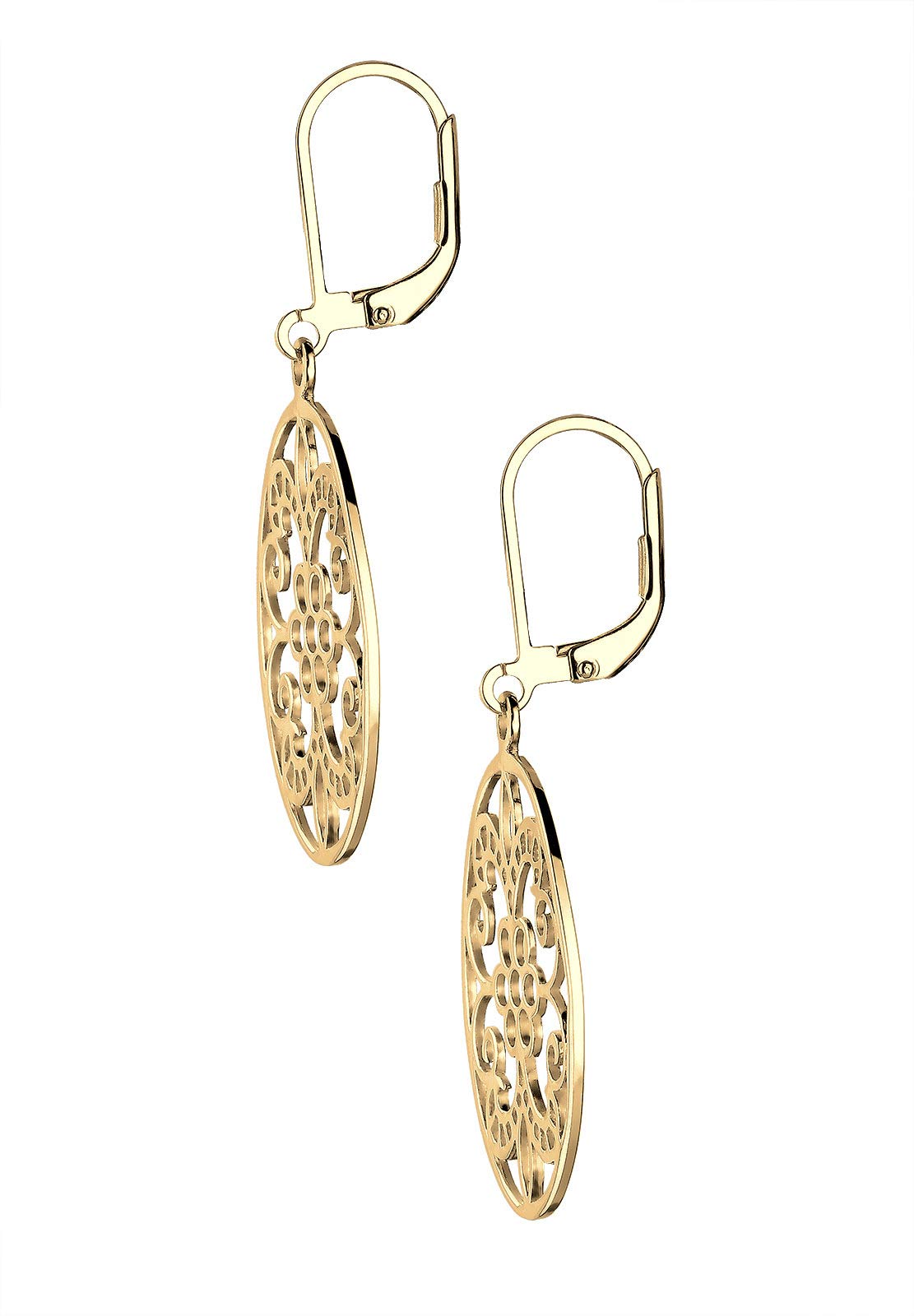 Elli Damen Ohrringe mit Ornament Orientalisch Floral Romantisch in 925 Sterling Silber