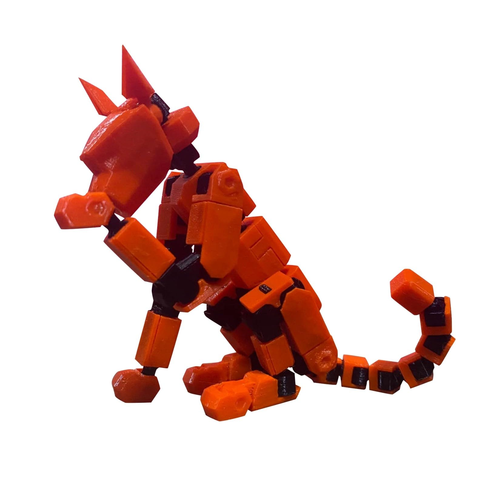 Generic 3D Printed Robot Dog Action Figure - Multi-Joint Movable