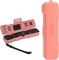 Vista 1 de Funda impermeable de viaje para Dji Osmo Pocket 3 Creator Combo Accesorios, con 3 ranuras magnéticas de almacenamiento para filtro Cpl/Nd y 2