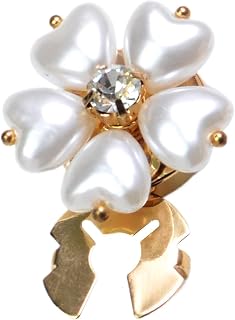 Copri bottoni Strass in lega | Decorazione floreale staccabile con clip | Clip per copri bottoni per spostamenti quotidiani, appuntamenti casuali, feste, matrimoni, abiti, vestiti, camicette