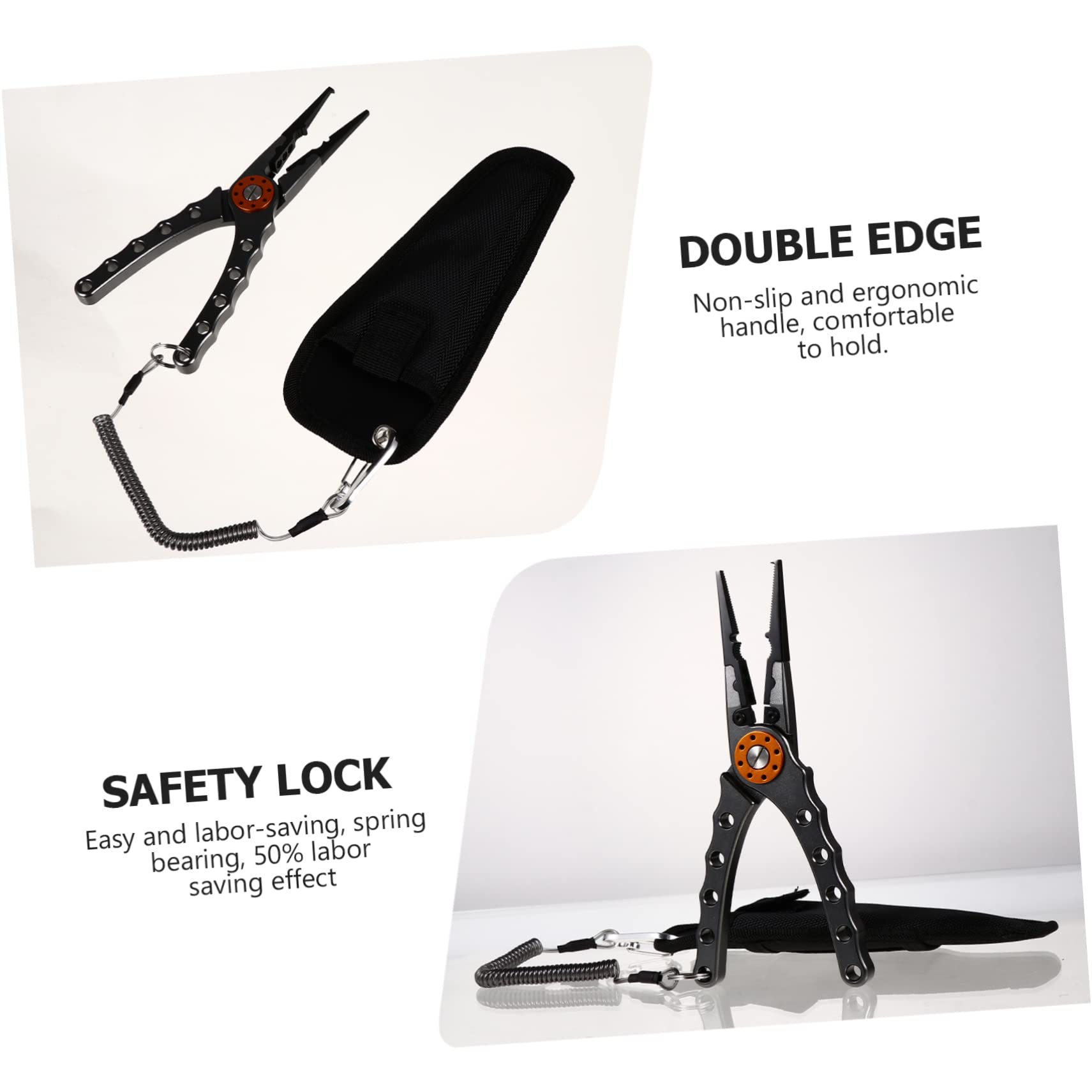 Anneome Fishing Plier Aluminium Legierung Multifunktionale Hakenentferner Und Schnur Cutter Für Angeln Leicht Ergonomisch -bedienung Konstruktion Für Verschiedene Angelschnüre