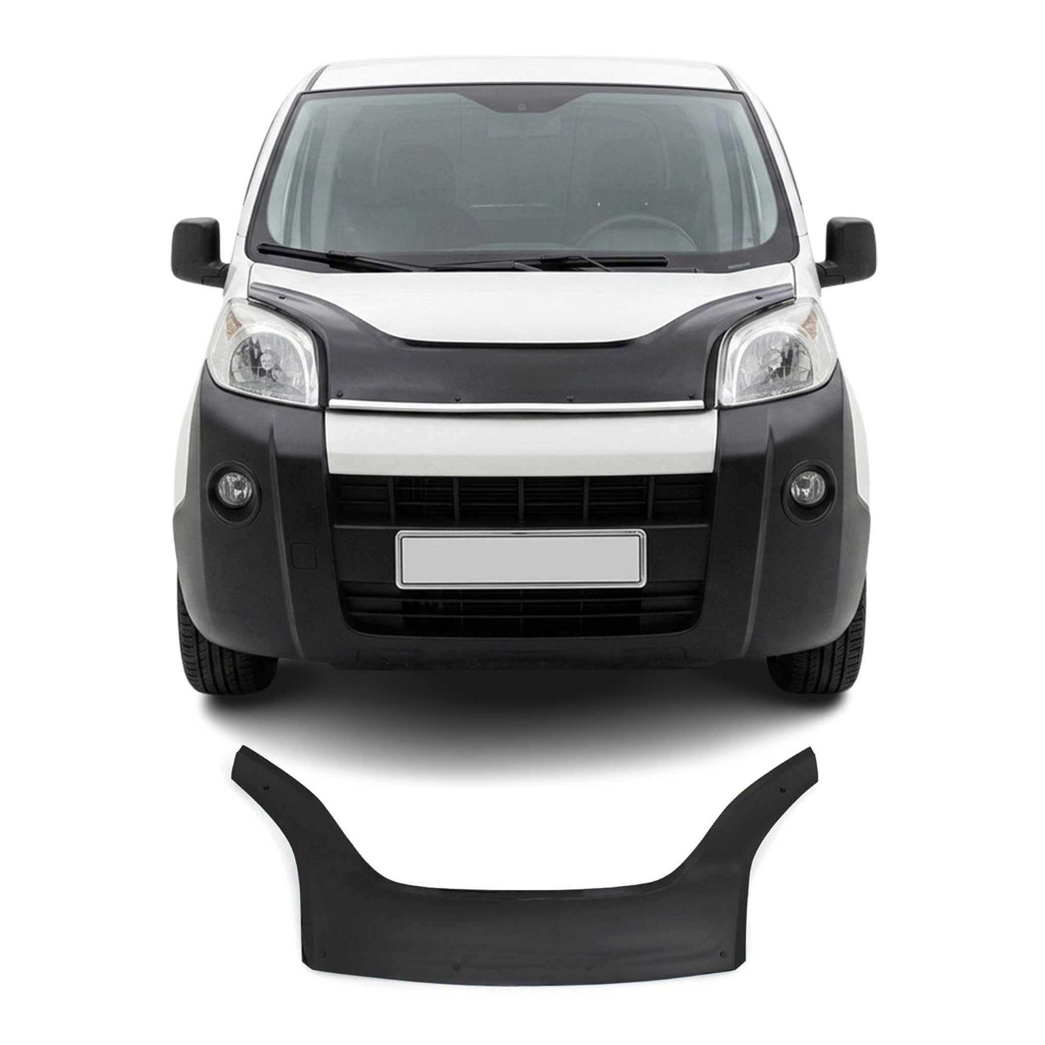 Deflecteurs d'air Capot de Voiture pour Peugeot Bipper 2007-2021 en Plastique