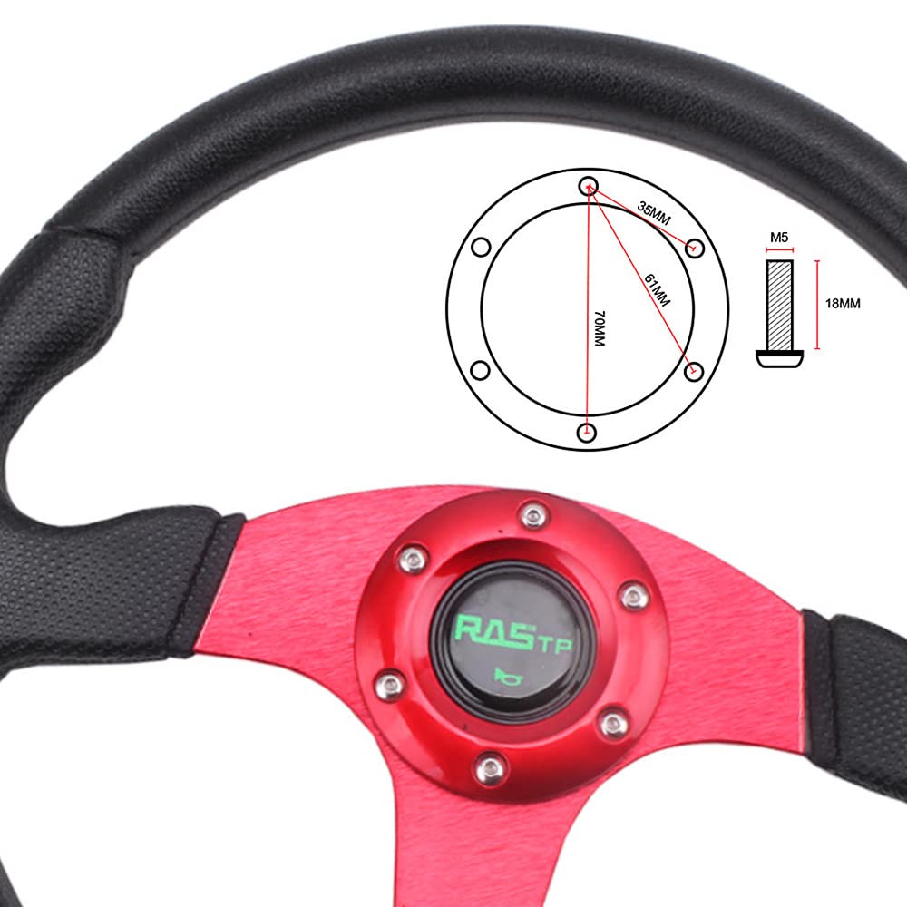 Amazon | MUTEKI ステアリング ハンドル ステアリングホイール