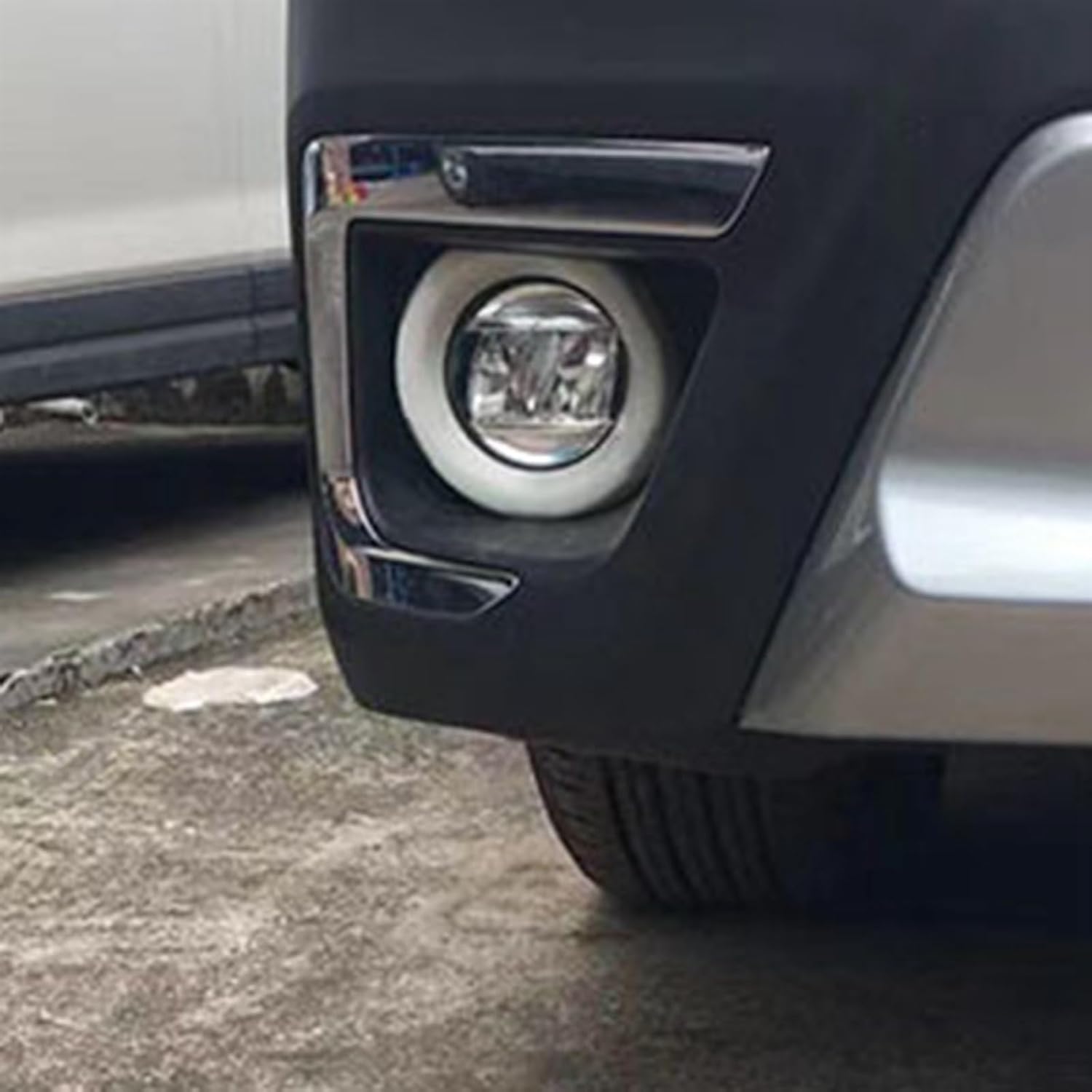 Szwaldaper フロントヘッドフォグライトランプリングカバーモールディングトリム、スバル、アウトバック2021 2022用 車