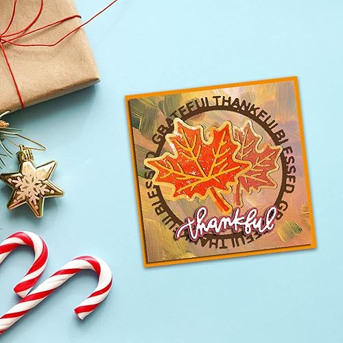 Miniatura 5 de Troqueles de metal para otoño y Acción de Gracias para hacer tarjetas, hojas de arce de otoño, para hacer tarjetas, hojas de arce de otoño,